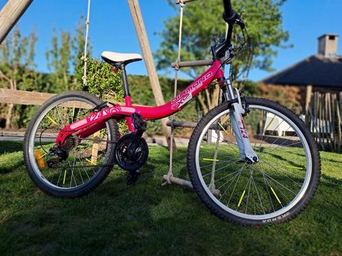 Roze mountenbike fiets 24 inch meisjes MTB, Fietsen en Brommers, Fietsen | Meisjes, Zo goed als nieuw, 24 inch, Versnellingen