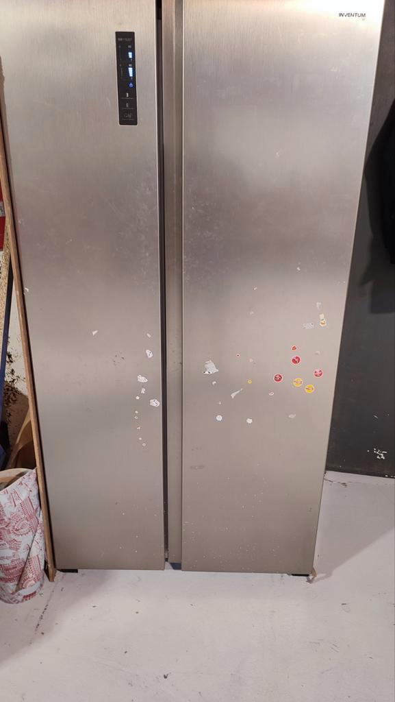 Inventum Amerikaanse koelkast., Elektronische apparatuur, Koelkasten en IJskasten, Zo goed als nieuw, Ophalen