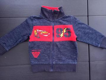 Nieuwstaat, mooie gilet Cars maat 92 jongen, Trui of Vest, Ophalen of Verzenden, Zo goed als nieuw, Cars