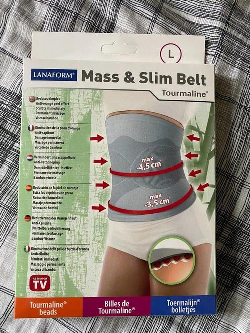 Lanaform - Mass & Slim Belt (L) - Afslankband Buik NIEUW, Handtassen en Accessoires, Uiterlijk | Dieet en Afvallen, Nieuw, Overige typen