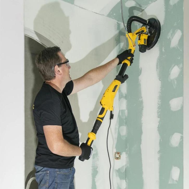 TE HUUR Wandschuurmachine Langnekschuurmachine Plafond, Doe-het-zelf en Bouw, Gereedschap | Schuurmachines, 600 tot 1200 watt