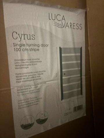 Porte en verre pour douche Luca Varess, Enlèvement, Comme neuf
