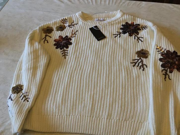 Pull blanc pour femme taille L, Vêtements | Femmes, Pulls & Gilets, Neuf, Taille 42/44 (L), Enlèvement ou Envoi
