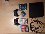 Playstation 4 (PS4) + 2 controllers en 4 spelletjes, Games en Spelcomputers, Ophalen, Zo goed als nieuw
