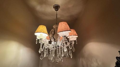 Maria Theresa Kroonluchter Met 5 Lichtpunten, Huis en Inrichting, Lampen | Kroonluchters, Zo goed als nieuw, Glas, Stof, Ophalen