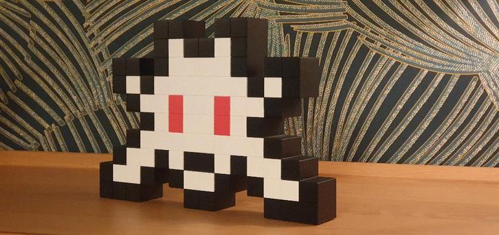 Invader - 3D Little Big Space - streetart - verz. inbegr.!, Antiquités & Art, Art | Sculptures & Bois, Enlèvement ou Envoi
