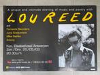 Poster Lou Reed Antwerpen 2003, Verzamelen, Muziek, Artiesten en Beroemdheden, Ophalen of Verzenden, Zo goed als nieuw