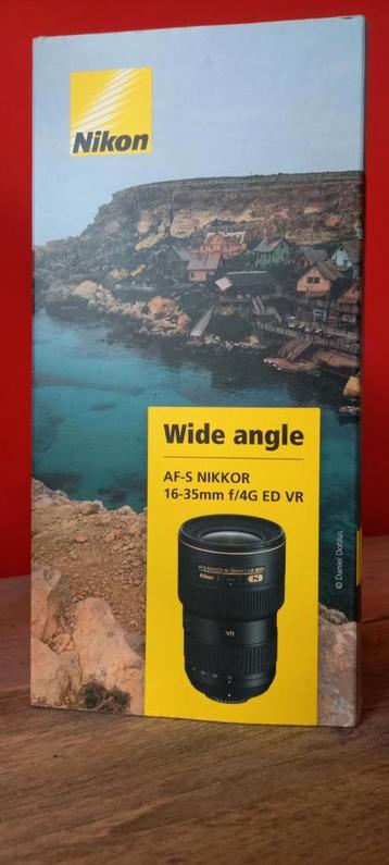 Objectief AF-S Nikkor 16-35 mm f/4G ED VR in nieuwstaat