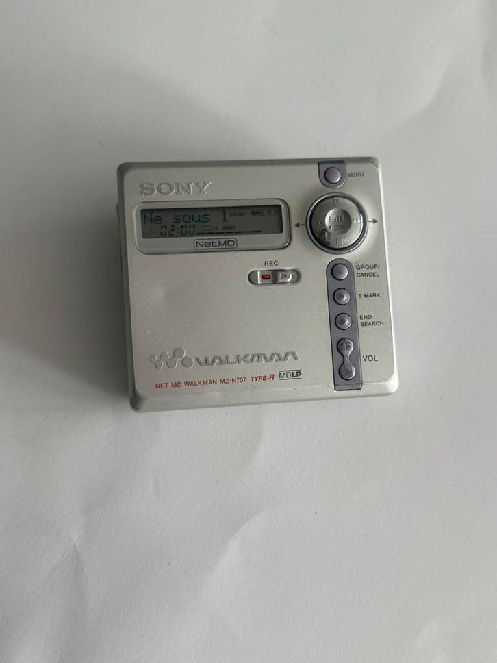 Walkman minidisc sony MZ-N707 très bon état, TV, Hi-fi & Vidéo, Walkman, Discman & Lecteurs de MiniDisc, Enregistreur MiniDisc
