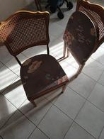 stoelen, Huis en Inrichting, Stoelen, Ophalen, Gebruikt, Bruin, Riet of Rotan