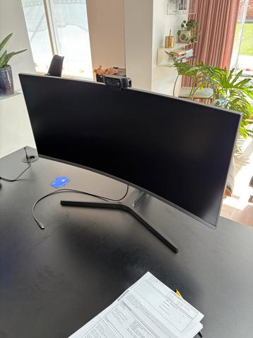 Samsung curved monitor 34inch, Enlèvement, Comme neuf, USB-C