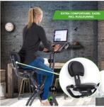 Hometrainer+rugleuning- plooibaar.Nieuw-weg wgns rusthuis., Sport en Fitness, Ophalen, Benen, Aluminium, Zo goed als nieuw