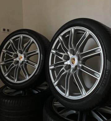 21 Inch Originele Porsche velgen met Pirelli zomerbanden beschikbaar voor biedingen