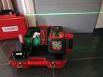 Groene Roterende Laser + Ontvanger + Afstandsbediening + 2X, Doe-het-zelf en Bouw, Ophalen, Zo goed als nieuw, Overige meters