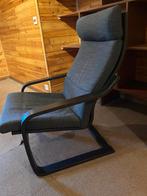 Fauteuil ikea poäng grijs, Huis en Inrichting, Fauteuils, Ophalen, Zo goed als nieuw