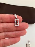 Vierkant hangertje voor ketting Sterling Silver, Enlèvement ou Envoi, Comme neuf, Argent