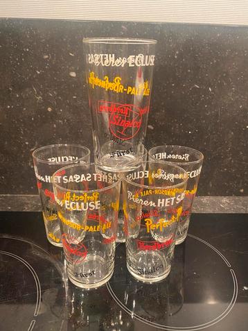 BROUWERIJ HET SAS ECLUSE boortmeerbeek 6 glazen beschikbaar voor biedingen
