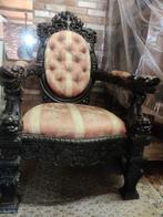 antieke chinese Throne Chair 19 de eeuw, Antiek en Kunst, Ophalen