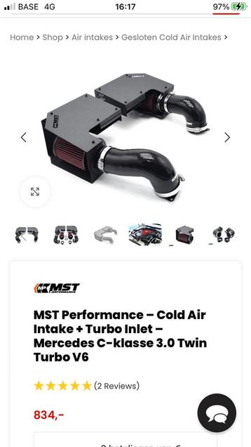 Mercedes Mst Performance-Cold Air Intake+Turbo Inlet beschikbaar voor biedingen