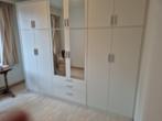 Witte kleerkast, Huis en Inrichting, Kasten | Kleerkasten, Ophalen, 200 cm of meer, Zo goed als nieuw, 200 cm of meer
