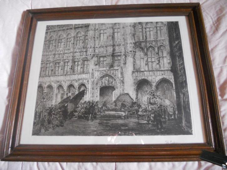 litho  - Jef CODRON (1882-1943), Antiek en Kunst, Kunst | Litho's en Zeefdrukken, Ophalen