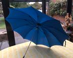 Vintige paraplu, Handtassen en Accessoires, Paraplu's, Ophalen, Zo goed als nieuw, Blauw
