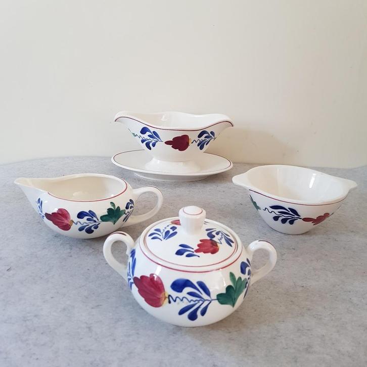 Boch boerenbont en Maastricht Holland boerenbont, Antiek en Kunst, Antiek | Keramiek en Aardewerk, Ophalen of Verzenden