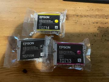 Epson T0711H / T0713 / T0714 cartridges beschikbaar voor biedingen