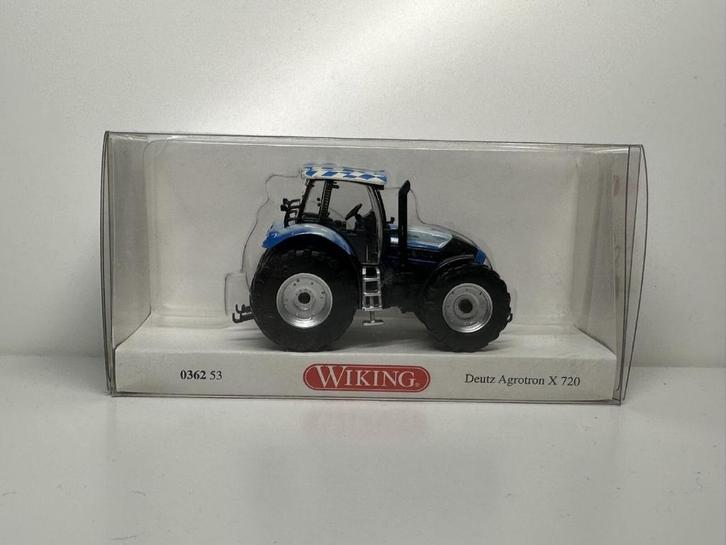 Tracteur Agricole DEUTZ Agrotron 1/87 HO WIKING Neuf + Boite, Hobby & Loisirs créatifs, Voitures miniatures | 1:87, Neuf, Grue, Tracteur ou Agricole