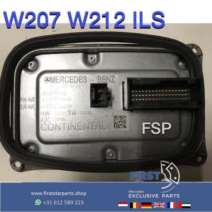 W207 W212 W222 koplamp module Mercedes E S Klasse links rech, Auto-onderdelen, Verlichting, Mercedes-Benz, Gebruikt, Ophalen of Verzenden