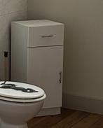 wit wc-kastje, Ophalen, (Half)hoge kast, Minder dan 50 cm, Gebruikt