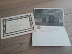 Telegram rouwbetuiging, 1972, Verzamelen, Ophalen of Verzenden