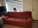 roestkleurige 3zit en 2zit te koop, Ophalen, Gebruikt, 75 tot 100 cm, 200 tot 250 cm