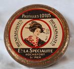 Klein oud blik Pastilles Lotus. ., Ophalen of Verzenden, Zo goed als nieuw