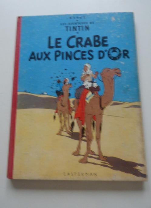 Les aventures de tintin T9 Le crabe aux pinces d'or, Livres, BD, Utilisé, Une BD, Enlèvement ou Envoi