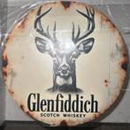 Metalen reclamebord Glenfiddich - retro vintage mancave new, Verzamelen, Ophalen of Verzenden, Zo goed als nieuw, Reclamebord