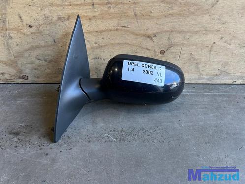 OPEL CORSA C Zwart Links spiegel buitenspiegel 2000-2005, Auto-onderdelen, Spiegels, Opel, Gebruikt, Ophalen of Verzenden