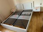 2x lattenbodem en 2x nachtkastje, Ophalen, Gebruikt