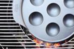 weber gourmet bbq system - ebelskiver / poffertje, Tuin en Terras, Barbecue-accessoires, Ophalen, Zo goed als nieuw, WEBER