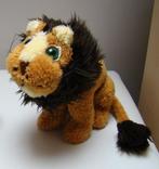 pluche knuffel leeuw zit met donkere manen  +/- 19cm vintage, Kinderen en Baby's, Speelgoed | Knuffels en Pluche, Overige typen