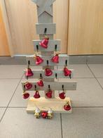 Houten kerstboom met versiering, Diversen, Kerst, Ophalen, Zo goed als nieuw