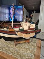 Maquette de bateau de pêche en bois L'Espadon, Enlèvement, Utilisé