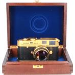 Leica M4-2 Set Goud Leitz Wetzlar Summilux 50mm f/1.4, Comme neuf, Compact, Enlèvement ou Envoi, Leica