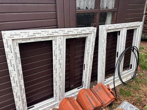 2x Schüco Raam venster window, Doe-het-zelf en Bouw, Glas en Ramen, Nieuw, Gevelraam of Ruit, 80 tot 120 cm, 80 tot 120 cm, Ophalen