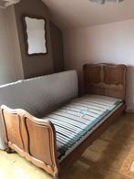 Bedden, Huis en Inrichting, Slaapkamer | Bedden, Gebruikt, 90 cm, Eenpersoons, Bruin