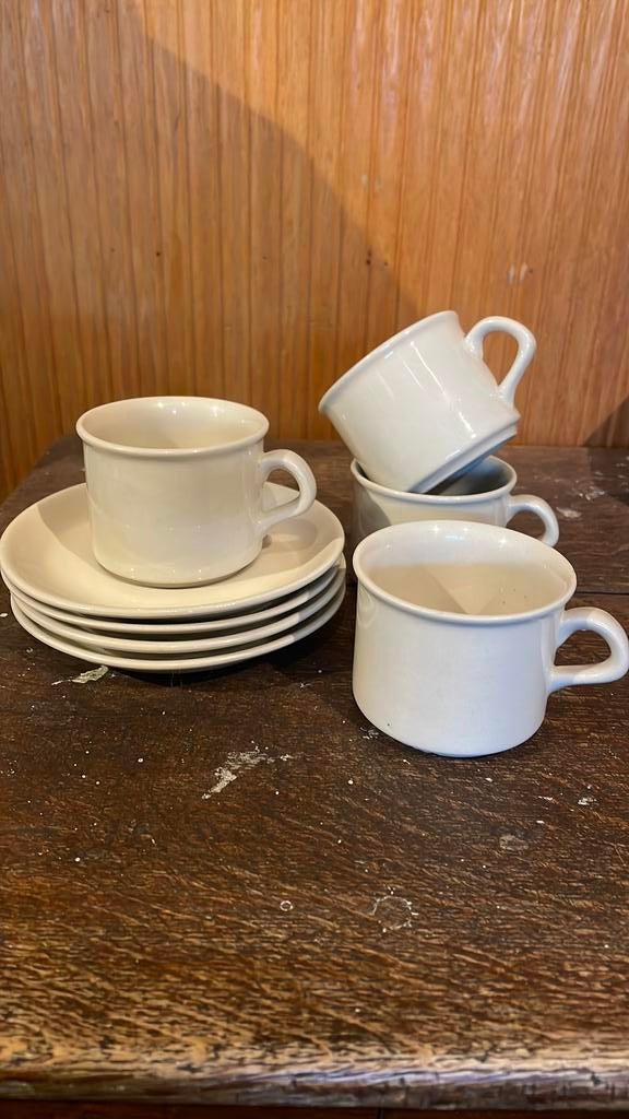 Koffiekopjes 4 stuks, Ophalen of Verzenden, Zo goed als nieuw