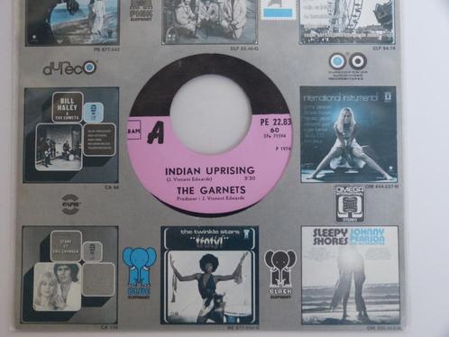 Garnets, The ‎– Indian Uprising 7" 1974, CD & DVD, Vinyles Singles, Utilisé, Single, Pop, 7 pouces, Enlèvement ou Envoi