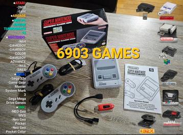 Super Nintendo Classic Mini met 6903 spelletjes [usb-mod]