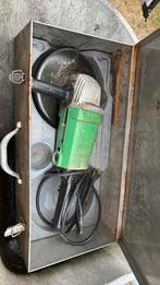 Hitachi grote slijpschijf in kist + extra schijven, Ophalen, Gebruikt