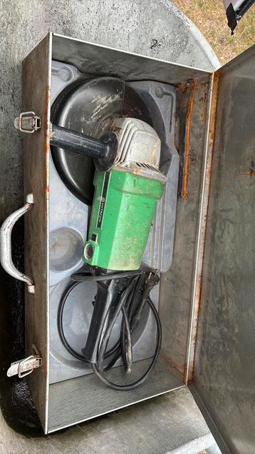 Hitachi grote slijpschijf + extra schijven beschikbaar voor biedingen